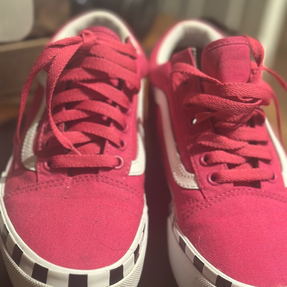 Stacked Vans! Great Condition ! Size 8 women